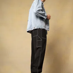 Mast & Harbour Men Clean Look No Fade Relaxed Fit Mid-Rise Jeans image 5