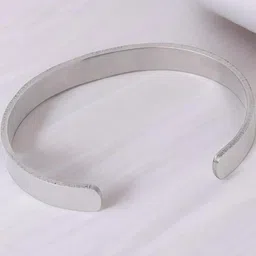 APUNKA D FASHION Silver Stainless Steel Bracelet-picture-21