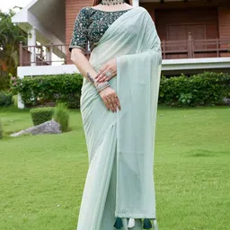 K 5 Fashion Daily Pure Georgette Saree image 2