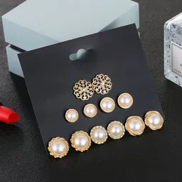 DressBerry Circular Studs Earrings-picture-10
