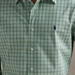 Polo Ralph Lauren Men Grid Tattersall Checked Button-Down Collar Casual Shirt image 5