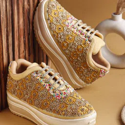 VENDOZ Women Woven Design Sneakers-image-69