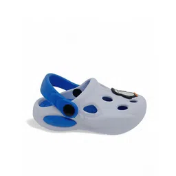 Lil Lollipop Boy Penguin Applique Anti-Slip Rubber Clogs image 5