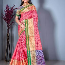 anouk rustic Anouk Woven Design Zari Organza Jamdani Saree-picture-2