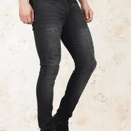 LINARIA Men Classic Mildly Distressed Heavy Fade Jeans image 3