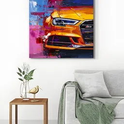 999Store Yellow & Purple 1 Piece Canvas Other Wall Paintings-picture-34