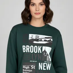 Calm Down Women Printed Sweatshirt-picture-30