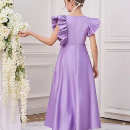 StyleCast x Revolte Flared Sleeve Applique A-Line Maxi Dress image 2