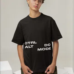 HERE&NOW Men Typography Printed T-shirt-picture-18