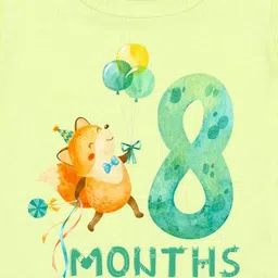 Arvesa 8 Month Baby Printed Romper image 2