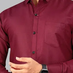 KHUSHI CREATION Original Spread Collar Cotton Casual Shirt image 3