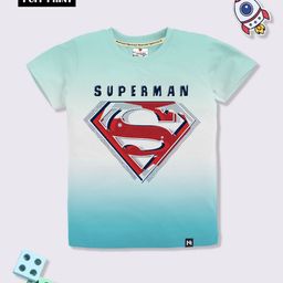 YK X Minute Mirth Boys Superman Printed Ombre T-shirt-picture-21