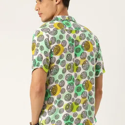 bedgasm Men Relaxed Printed Casual Shirt image 2