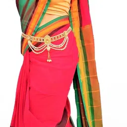 WomenSky Women Gold Saree Accessories-picture-14