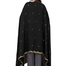 Kemza Women Vichitra Silk Mirror Work Embroidered Dupatta image 3