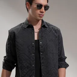 HIGHLANDER Men Comfort Opaque Casual Shirt-picture-26