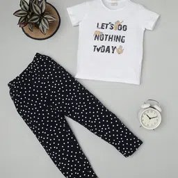 RAINE AND JAINE Girls Printed Pure Cotton T-shirt And Pyjamas Night suit-image-60