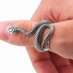 Teeragaj Snake Shaped Adjustable Finger Ring image 2