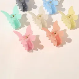 DOCTOR HEALTH SUPER SOFT Women Set of 7 Mini Butterfly Claw Clip-picture-32