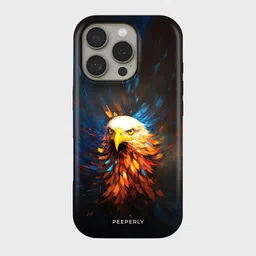 PEEPERLY Women iPhone 14 Eagle Quirky Impact Resistant Crystal Back Case-picture-6