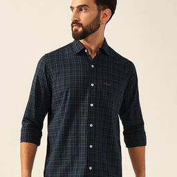 ENSPYR Men Opaque Checked Casual Shirt-picture-15