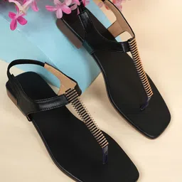 SAPATOS Women T-Strap Flats with Buckles-picture-16