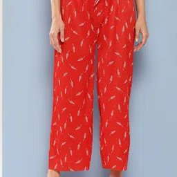 BAESD Girls Floral Printed Flared Handloom Palazzos-image-0