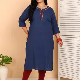 KALINI Women Yoke Design Kurta-image-93