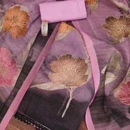 Maroosh Floral Printed Zari Embellished Unstitched Dress Material-image-50