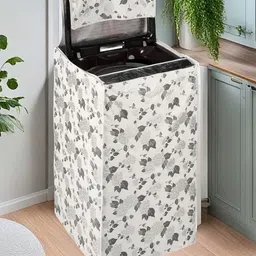 AMPEREUS Floral Printed Top Load Front Panel Washing Machine Cover-image-80