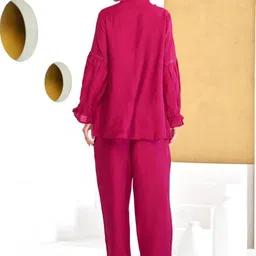 Errabelly Mandarin Collar Tunic With Trouser Co-Ords image 2