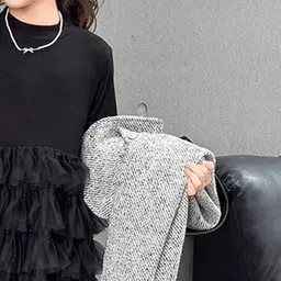 StyleCast x Revolte Bishop Sleeve Fit & Flare Midi Dress image 4