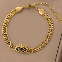 Jewels Galaxy Gold-Plated Link Bracelet-picture-10