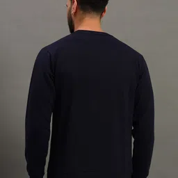 HUSHBUCKS Men Round Neck Long Sleeves Pullover Sweatshirt image 2