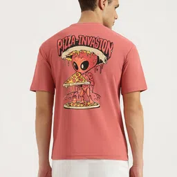 shershaan Men Graphic Printed Round Neck Cotton Oversized T-shirt-picture-39