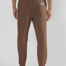 SHOWOFFFF Men Cotton Slim Fit Low-Rise Trousers image 3