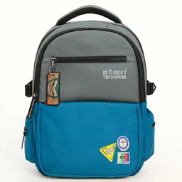MONKEY TROOPERS Unisex Colourblocked Backpack-picture-29