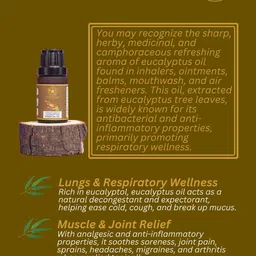 ULLASSA Eucalyptus Essential Oil- 10 ml image 2