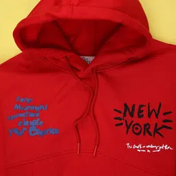 V-Mart Boys Printed Hooded Sweatshirt image 3