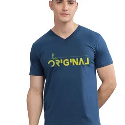 SOLACEACTIVE Men Typography Printed V-Neck T-shirt-picture-12