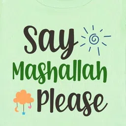 Arvesa Say Mashallah Please Printed Bodusuit image 3