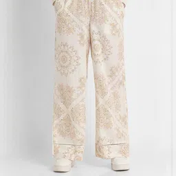 AMERICAN EAGLE OUTFITTERS Women Floral Printed High-Waisted Wide Leg Trousers-image-32