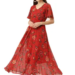 DressBerry Floral Printed Maxi Dress-picture-37