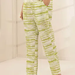 Libas Floral Printed V-Neck Tiered Anarkali Kurta With Trousers & Dupatta image 2