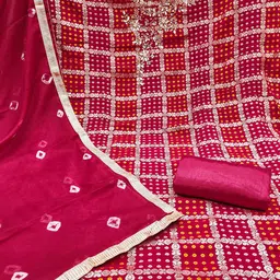 KALINI Unstitched Dress Material image 3