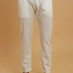 twamev Men Woven Design Ethnic Kurta with Pyjama image 5