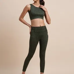 VITAWOLF Printed Dry Fit Ankle Length Gym Tight image 3