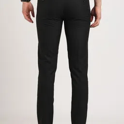 Turtle Men Checked Tailored Skinny Fit Trousers image 4