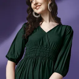 Jash Creation Women Crepe Anarkali Kurtas image 4