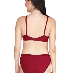 Liigne Women Pack Of 4 Non Padded Bra Pure Cotton Lingerie Set image 3